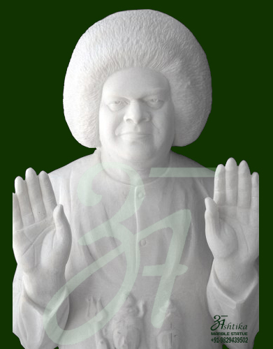 Marble Satya Sai Baba Statue