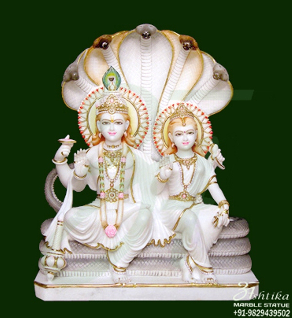 Marble Vishnu Laxmi Statue Manufacturer