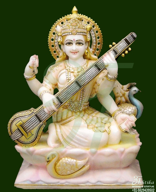 Marble Sarawati Statue Online