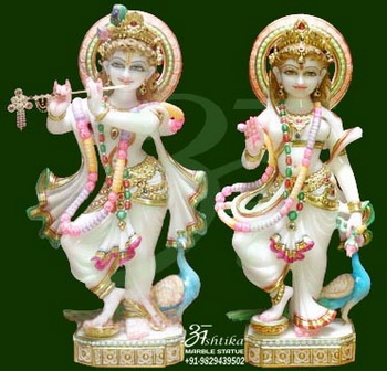 Marble Radha Krishna Statue Manufacturer From Jaipur