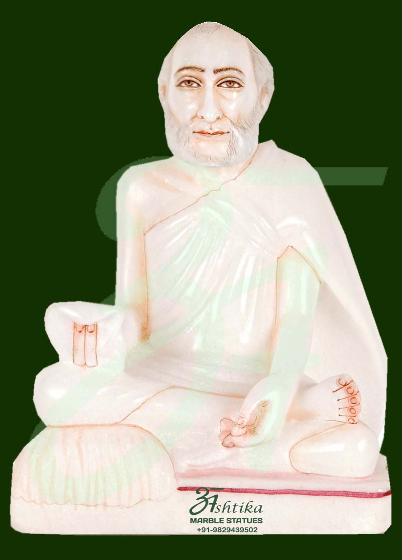 Marble Rajendra Suri Statue