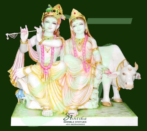 Radha Krishna God Statue