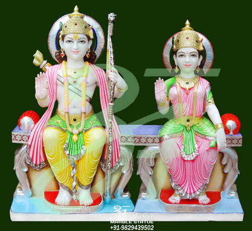 Marble Ram Darbar Statue For Temple