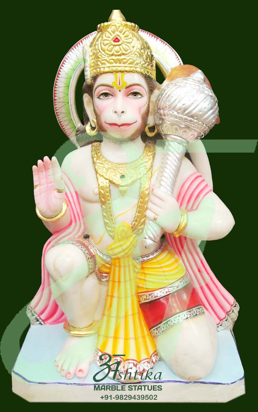 Marble Hanuman Statue For Temple