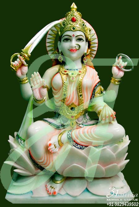 Marble Durga Statue For Temple