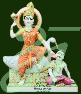 Stone Statue Of Durga Maa