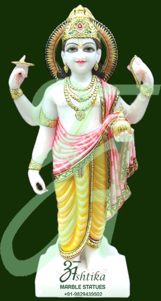 Vishnu Marble Moorti
