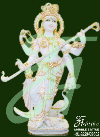 Saraswati Statue In Standing Pose