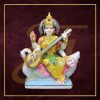 Saraswati Marble Statue 01