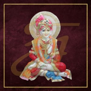 Swami Narayan Marble Statue