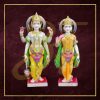 Vishnu Laxmi marble statue 02